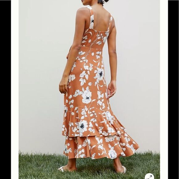 Ruffled Floral Midi Dress
Anthropologie - Picture 4 of 4